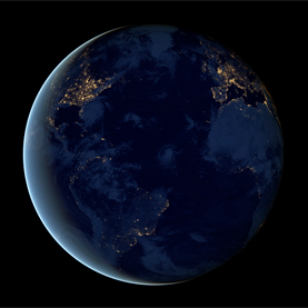 NASA Releases Stunning Animation of Earth at Night 