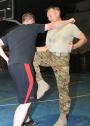 Soldiers learn hand-to-hand combat