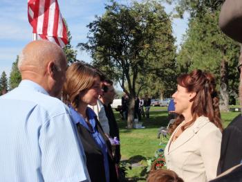 Dedication of Monument to Sgt. Grandstaff