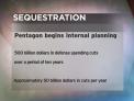 Video Thumbnail: TPC News: Pentagon Prepares for Sequestration