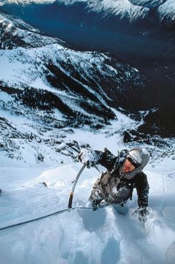 Chad Kellogg makes a winter ascent in the North Cascades. Hear about his ascent of a Chinese peak at 8 p.m. Wednesday at The Mountaineers Program Center. (COURTESY OF ANDREAS SCHMIDT, 2004)