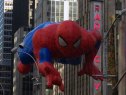 A giant Spiderman balloon floats by during the 86th Annual Macy's Thanksgiving Day Parade on Thursday, Nov. 22, 2012 (credit: Juliet Papa/1010 WINS)