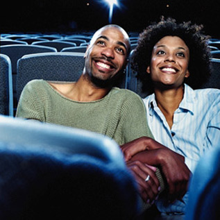 Live like a honeymooner // Couple at a theatre