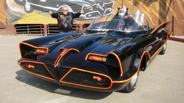 George Barris has kept the original Batmobile in his collection since the ’60s TV show, never before offering it for sale. (Photo: Barrett-Jackson) 