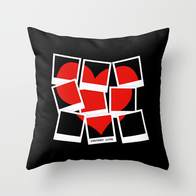 Instant (Photography) Love Throw Pillow by David Bastidas | Society6