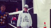 Old Man Wears Presumptuous Sweatshirt