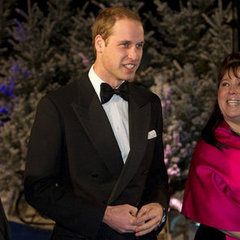 Prince William at Winter Gala Without Kate Middleton