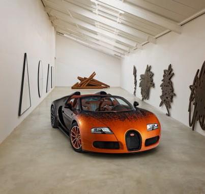 Photo: Bugatti Veyron Grand Sport Venet: Think of it as a Veyron art car with an arithmetic flame job. Yeah. 

Full details: http://cardrive.co/6034pe2w
Photo gallery: http://cardrive.co/6035pe2b