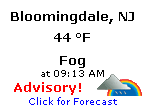 Click for Bloomingdale, NJ Forecast