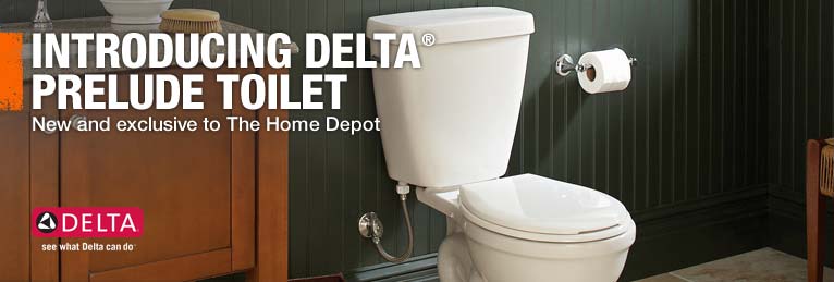 Introducing Delta Prelude Toilet New and Exclusive to The Home Depot