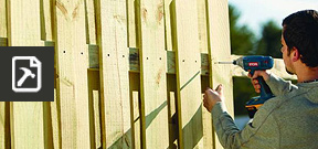 The Home Depot will guide you through fencing projects from start to finish, from building a fence from the ground up to small rail repairs.