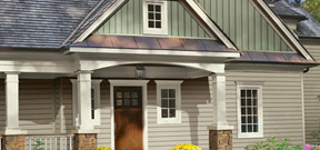 James Hardie siding has an exclusive, elegant style that requires little maintenance and delivers excellent value without sacrificing the beauty, character and look of real wood. 