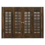 Traditional Real Wood Walnut Interior Shutter (Price Varies by Size)