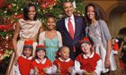 Barack Obama and family