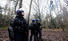 French riot police near Nantes