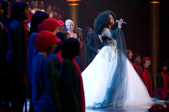 Diana Ross performs at the "Christmas in Washington"
