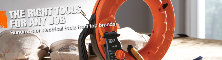 Choose from hundreds of top-brand electrical tools for every job at The Home Depot.