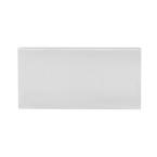 Bright Snow White 3 in. x 6 in. Ceramic Wall Tile