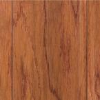 Hand Scraped Oak Gunstock 5/8 in.Thick x 3-1/2 in.Wide x 35-1/2 in.Length Hardwood Click Lock Flooring(20.71sq.ft./case)