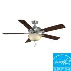 Larson 52 in. Brushed Nickel Ceiling Fan