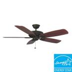 Heirloom 52 in. Outdoor Oil Rubbed Bronze Ceiling Fan