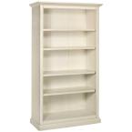 41.5 in. W Almond 5-Shelf Double Bookshelf