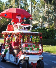 The Captiva Island golf cart parade is Saturday, Dec. 8, 2012. 