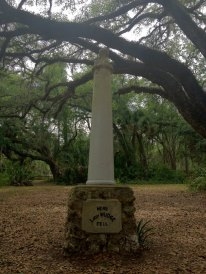 Fallen Soldier Marker at Dade Battlefield.