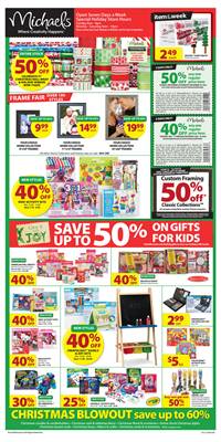 Michaels - 12/9 Weekly Ad