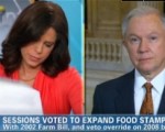 Soledad O'Brien asks Sen Sessions why he wants to starve poor children