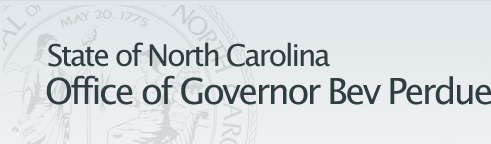 State of North Carolina Office of Governor Bev Perdue