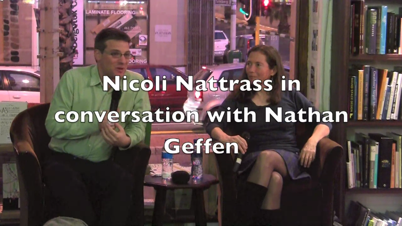 Nicoli Nattrass in conversation with Nathan Geffen