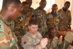 U.S. Soldiers 'train the trainer' in Africa