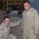 Chaplain Capt. Monagle meets Senior Airman Lord