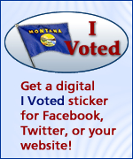 Get a digital “I Voted” sticker for your Facebook, Twitter, or website.