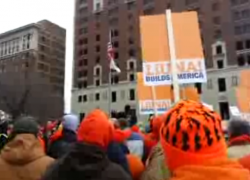 union protest Michigan