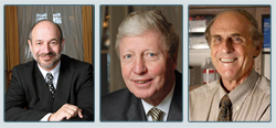 left to right: B Beutler, J Hoffmann, R Steinman; photos courtesy Nobelprize.org