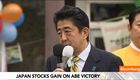 Japan Stocks Gain on Abe Victory