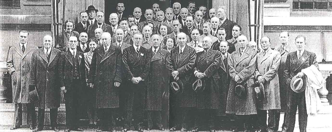 A group of ISO founders in 1946