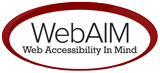 WebAIM - Web Accessibility In Mind