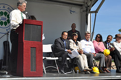 Van White Memorial Bridge Groundbreaking