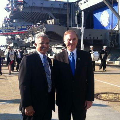 Photo: Attended the USS ENTERPRISE (CVN 65) Deactivation ceremony Saturday at Norfolk Naval Base. Over 100,000 vetreans served aboard "The Big E," The world's first nuclear-powered aircraft carrier, in its 51 years of service.   

Check out @CavasShips for more:
 http://ow.ly/fMsj9