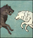 Two wolves