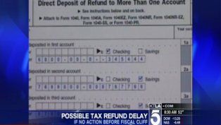 Fiscal Cliff May Delay 100 Million Tax Returns