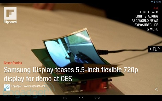 Flipboard para tablets con Android
