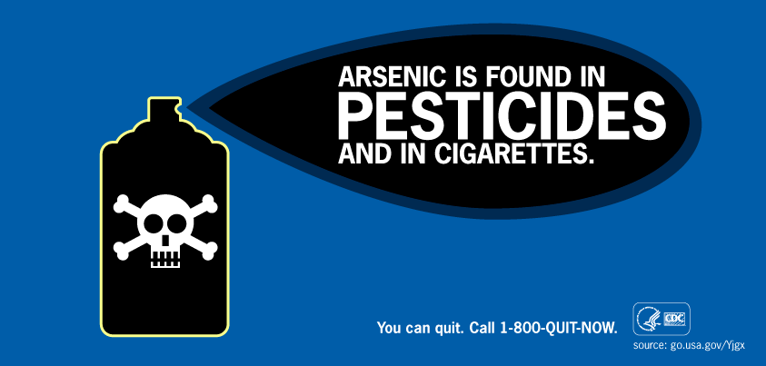 Photo: Tobacco smoke is a toxic mix of more than 7,000 chemicals & compounds, including arsenic. What's in your lungs? http://go.usa.gov/Yjgx