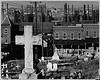 Bethlehem graveyard and steel mill. Pennsylvania (LOC) by The Library of Congress