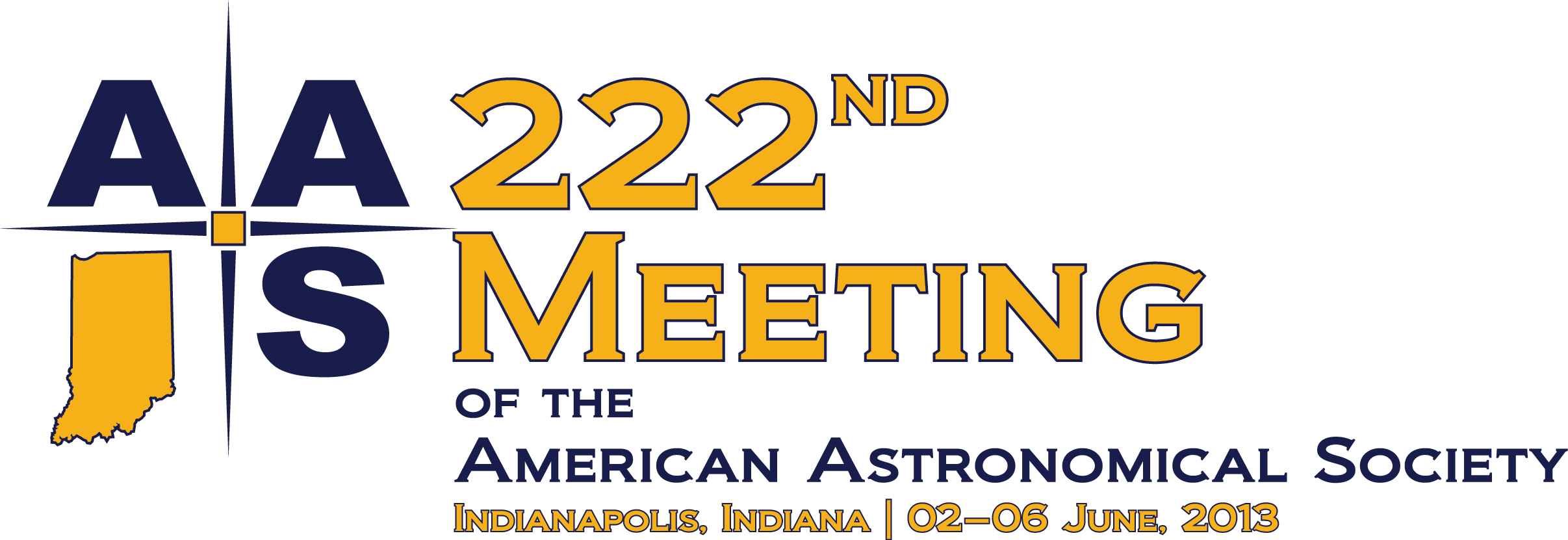 AAS 222nd logo