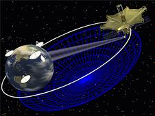 Artist's concept of Space VLBI