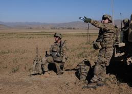 Joint airdrop operation resupplies Combat Outpost Chergotah